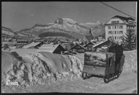 Image représentant Vue générale de Megève sous la neige