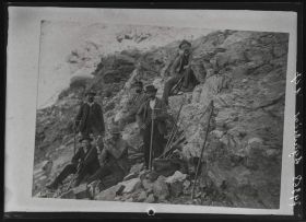 Image représentant Desente du pic de Malhanbrut chasseurs de chamois.