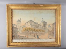 Image représentant Vue du château royal de Chambéry du côté de la place du même château